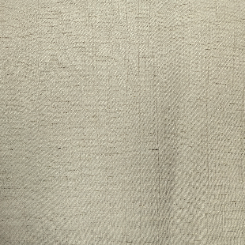 NO 6036 Lin-lignende Slub Filament Crepe Stoff