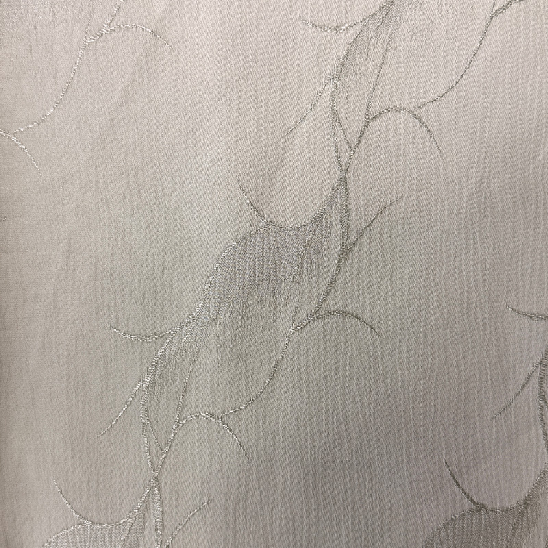 Acetatlignende jacquardstoff – vinrankemønster