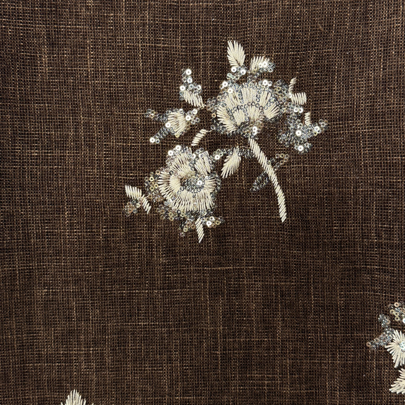 NO6111 Chenille broderistoff