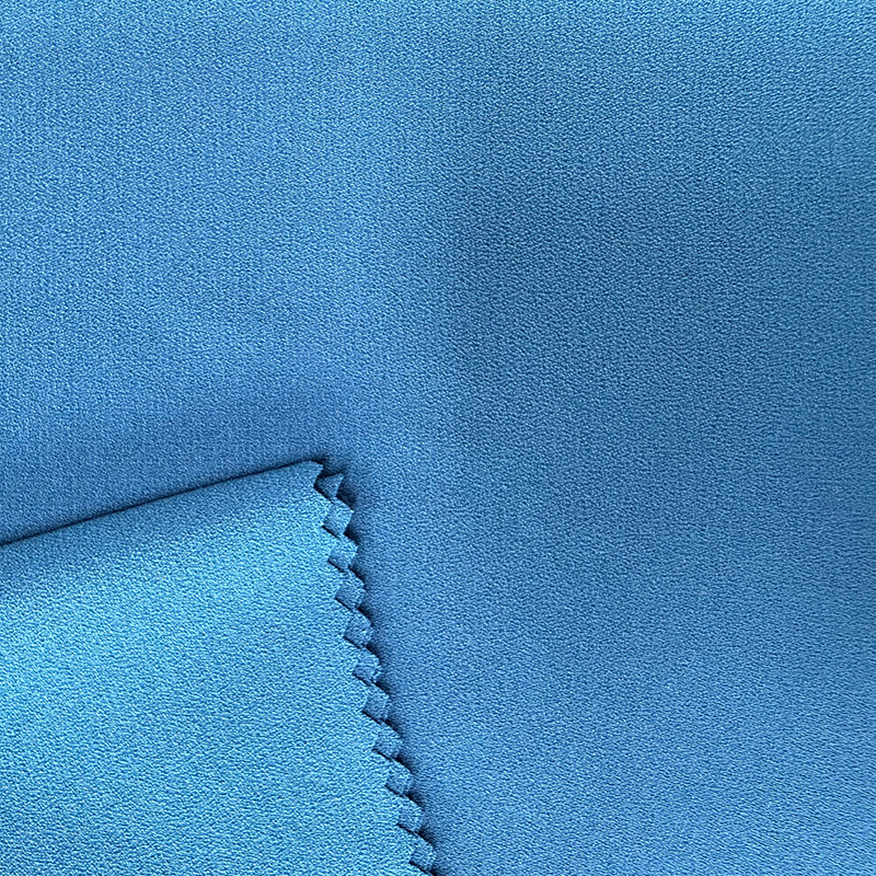 NO.1054 Composite Filament Uregelmessig Crepe Fire-veis Stretch Vevd Stoff