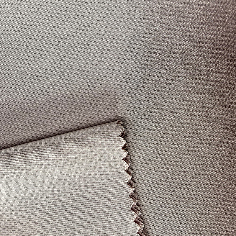 NO.1011 Acetat-Look Uregelmessig Crepe Woven Fabric